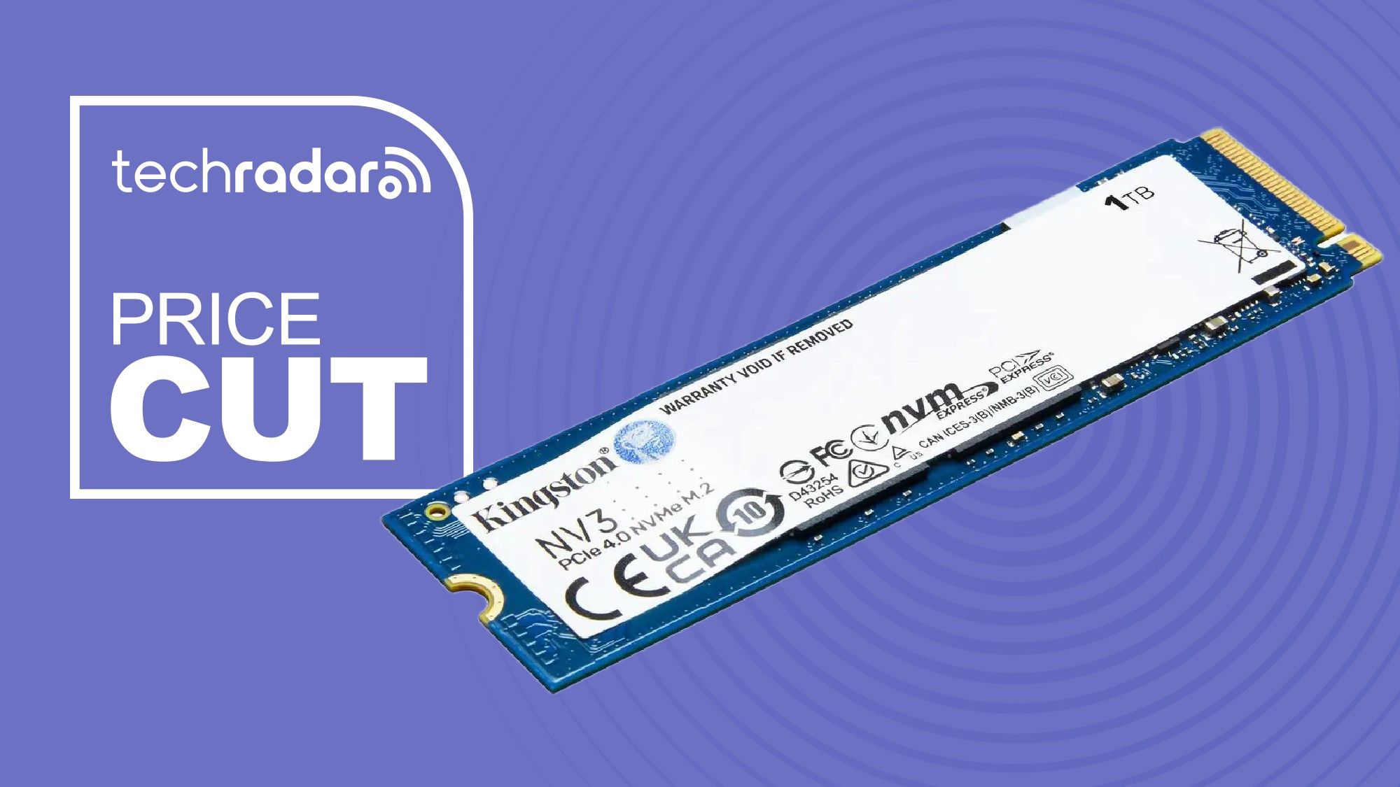Kingston's speedy NV3 1TB PCIe 4.0 SSD is down to $157 at Newegg for Labor Day